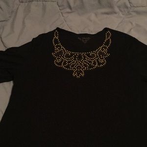 Embellished beaded shirt